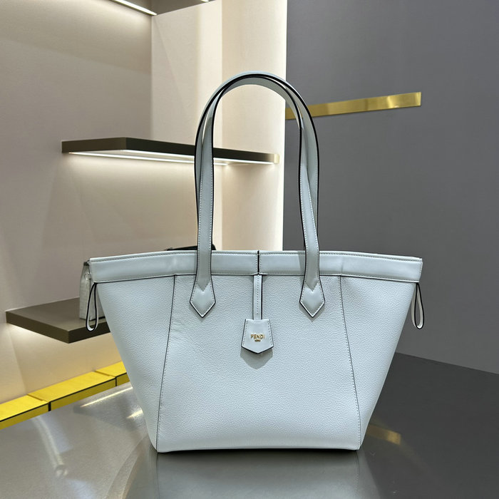 Fendi Medium Origami Bag White F8BS082