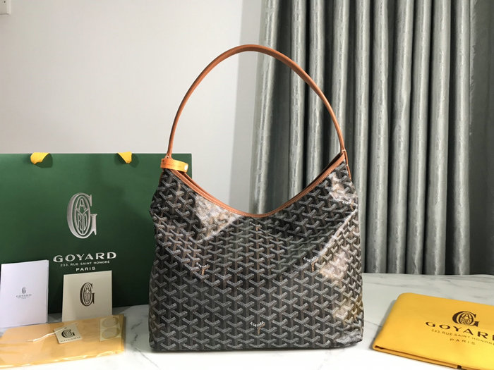 Goyard Boheme Hobo Bag Black & Tan GY020223