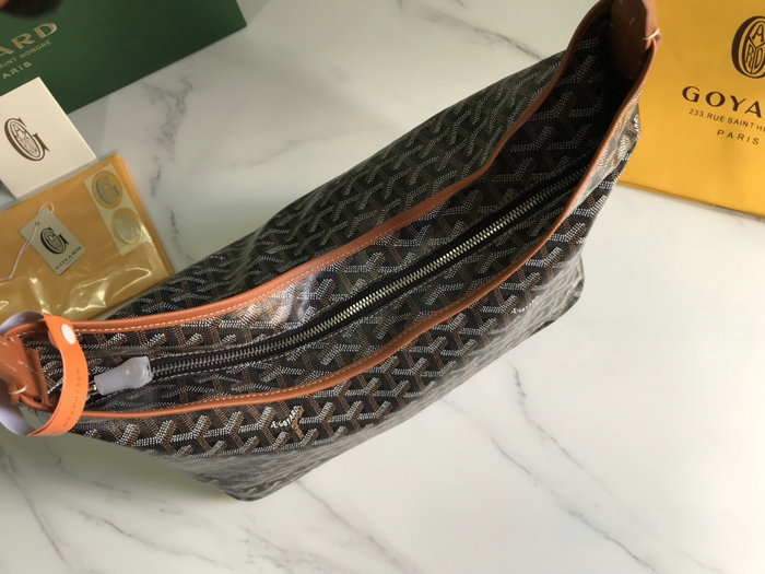 Goyard Boheme Hobo Bag Black & Tan GY020223