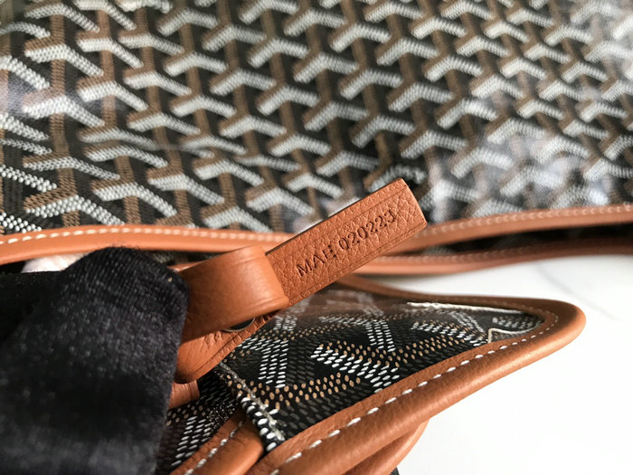 Goyard Boheme Hobo Bag Black & Tan GY020223
