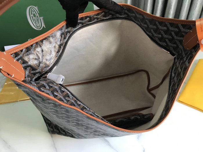 Goyard Boheme Hobo Bag Black & Tan GY020223