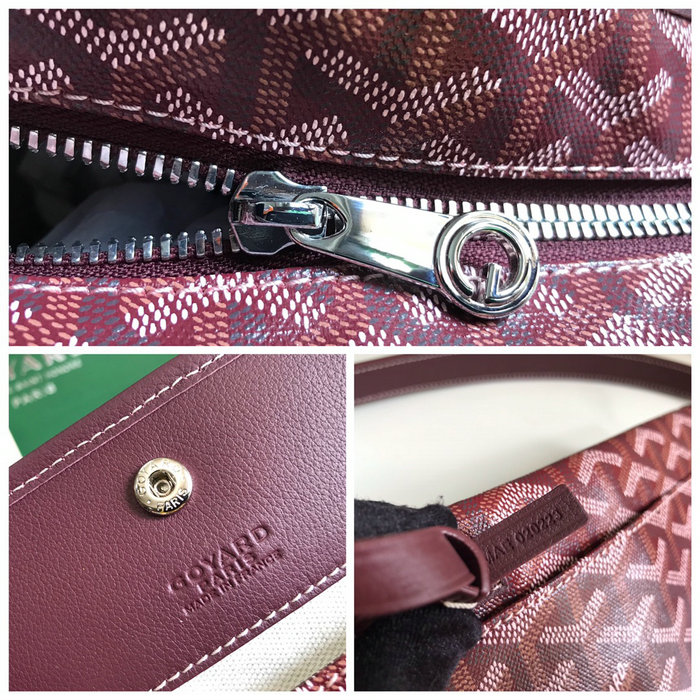 Goyard Boheme Hobo Bag Burgundy GY020223