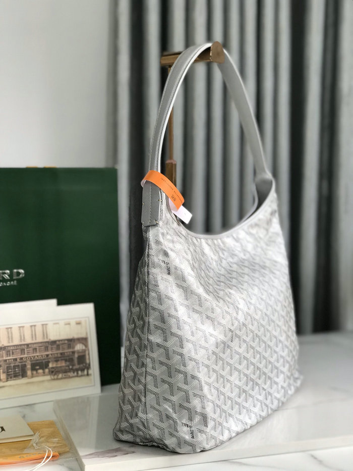 Goyard Boheme Hobo Bag Silver GY020223