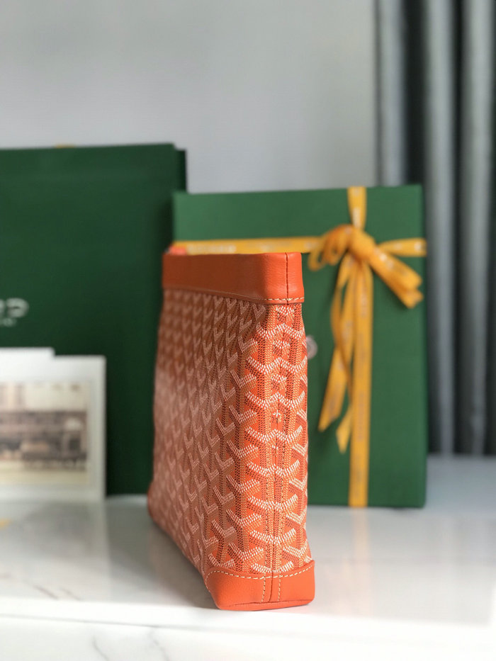 Goyard Conti Pouch PM Orange GY020233