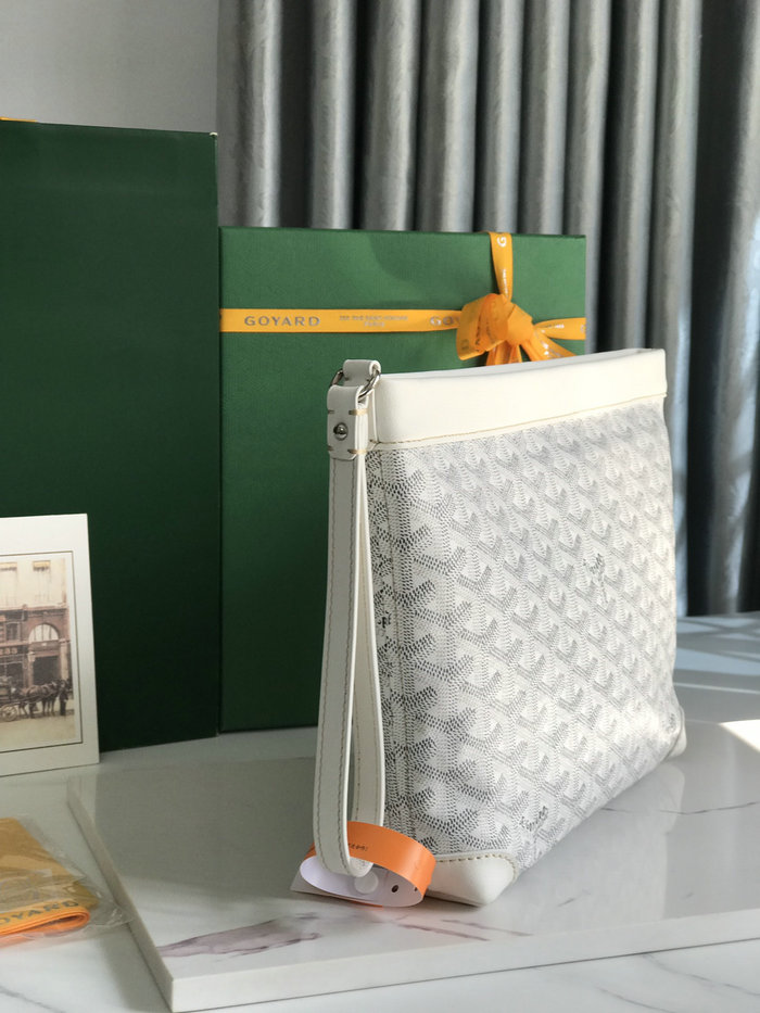 Goyard Conti Pouch PM White GY020233