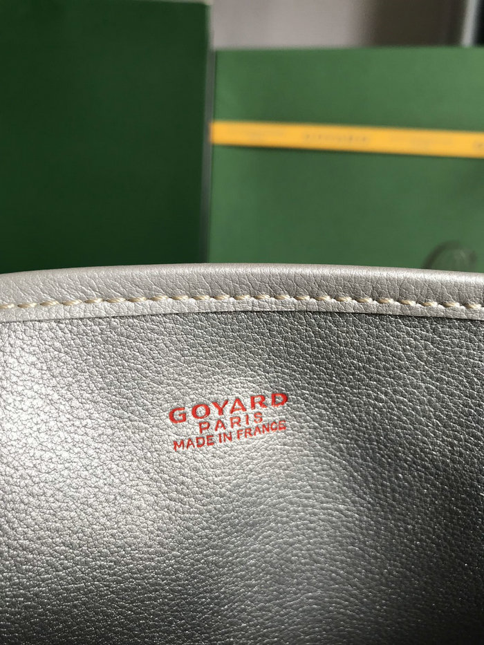 Goyard Goyardine Mini Tote Bag Silver G6003