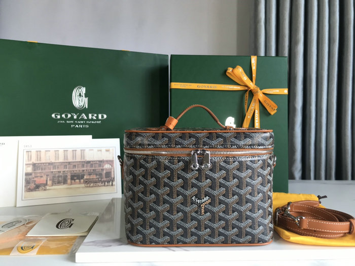 Goyard Muse Vanity Case Brown GY020185