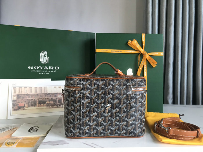 Goyard Muse Vanity Case Brown GY020185