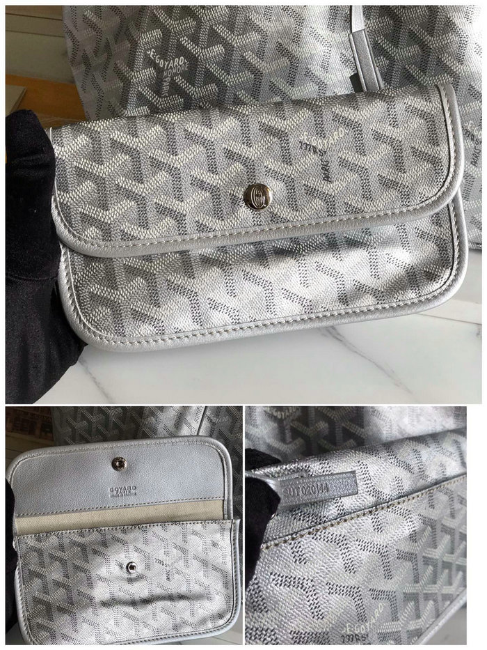 Goyard Saint Louis Tote Silver G6001