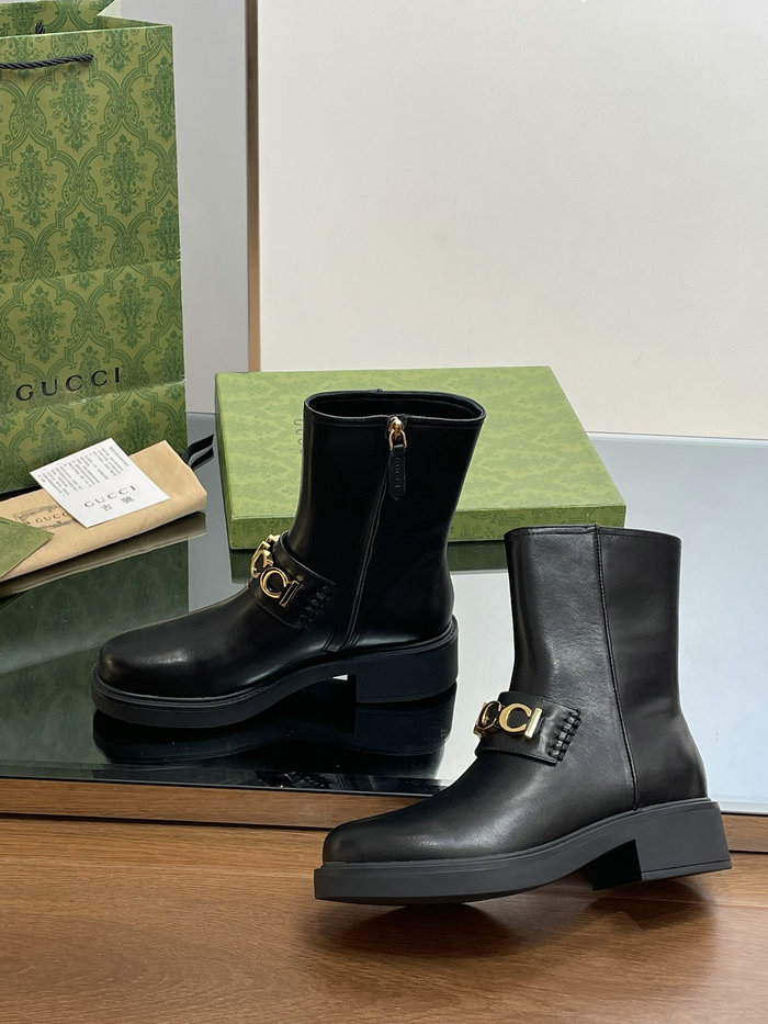 Gucci Leather Boots SNG092403