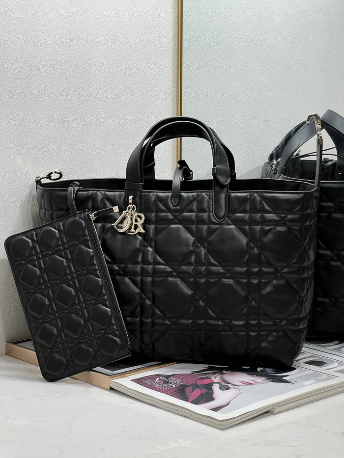 Large Dior Toujours Bag Black M3319