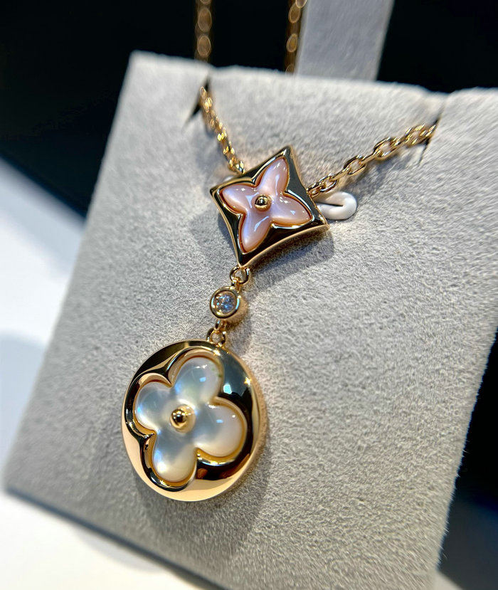 Louis Vuitton Color Blossom Necklace JLN091302