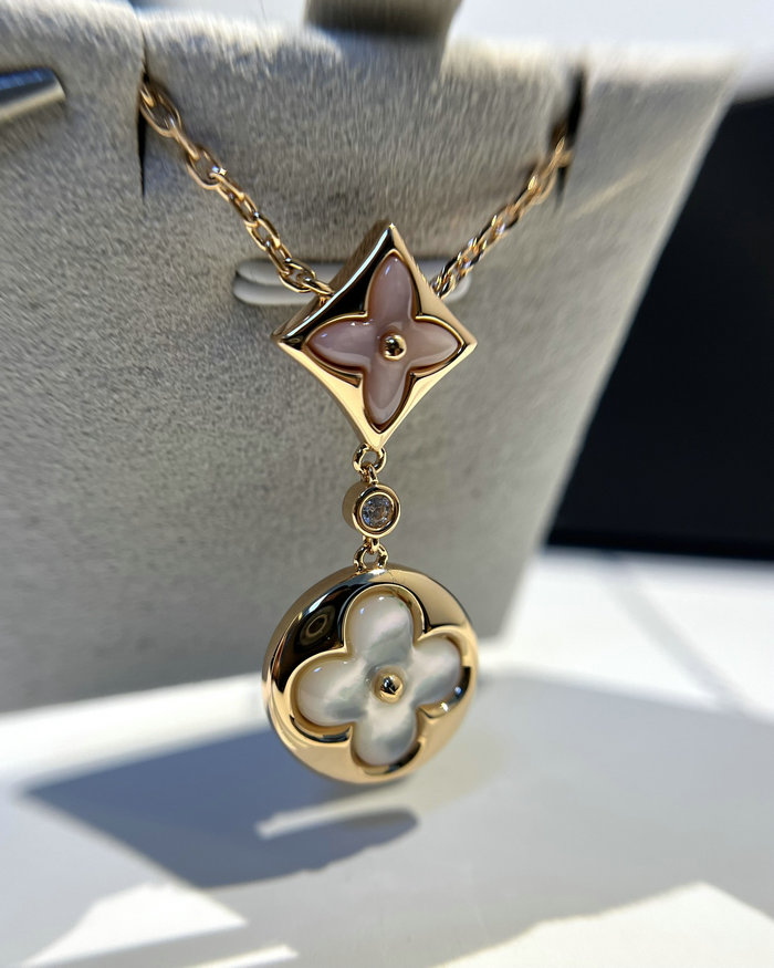 Louis Vuitton Color Blossom Necklace JLN091302