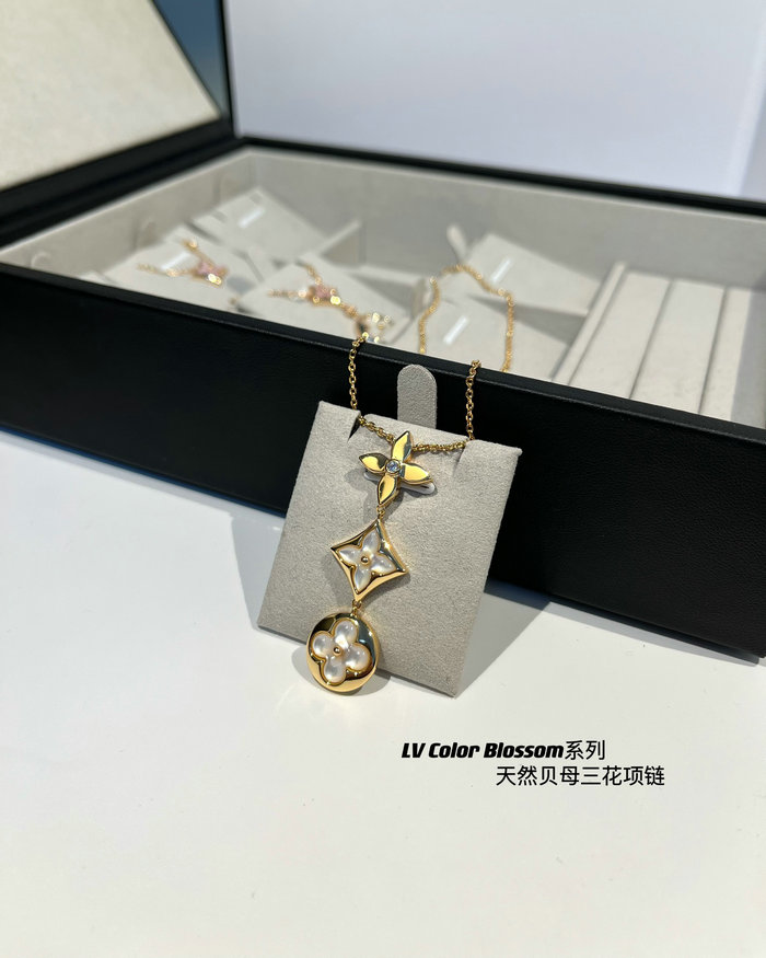 Louis Vuitton Color Blossom Necklace JLN091303