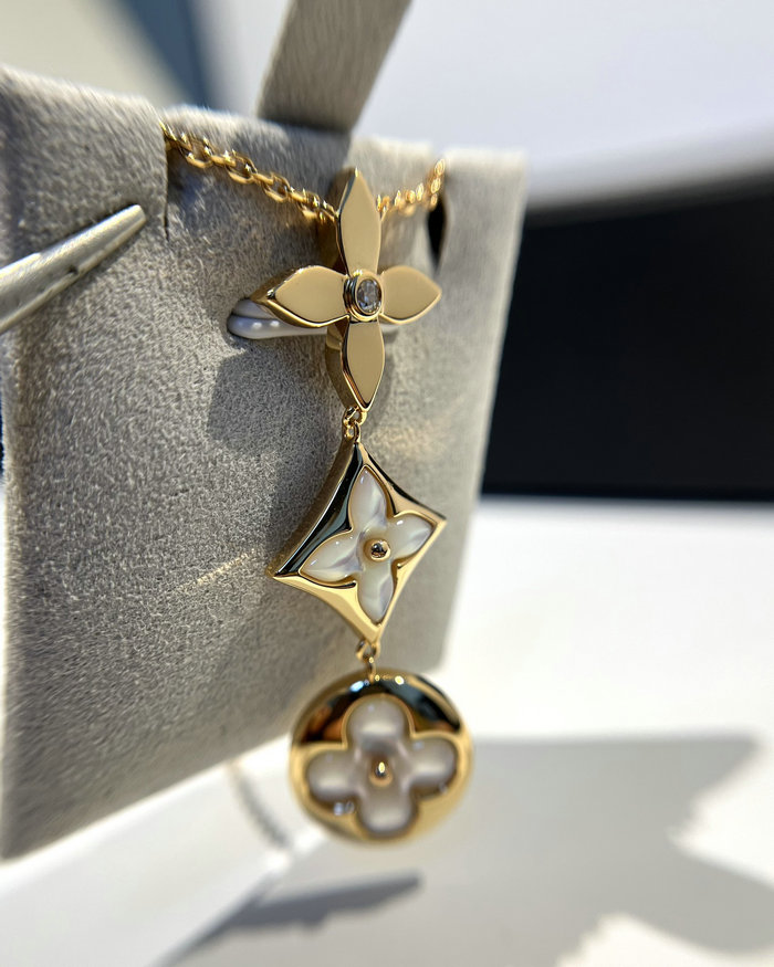 Louis Vuitton Color Blossom Necklace JLN091303