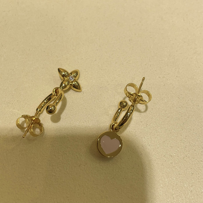 Louis Vuitton Iconic Heart Earrings JLE091301