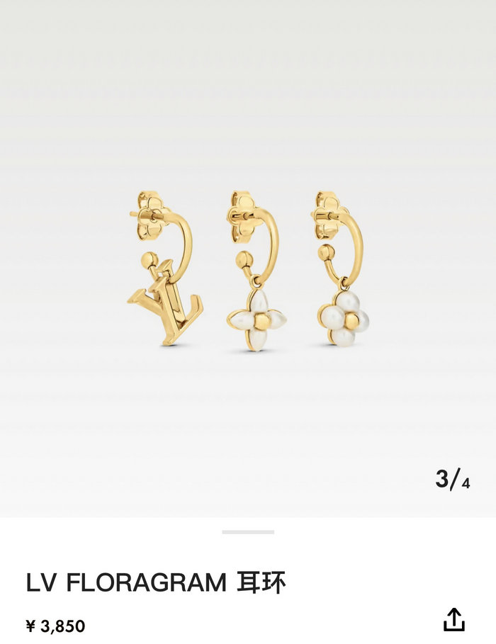 Louis Vuitton Iconic Heart Earrings JLE091302