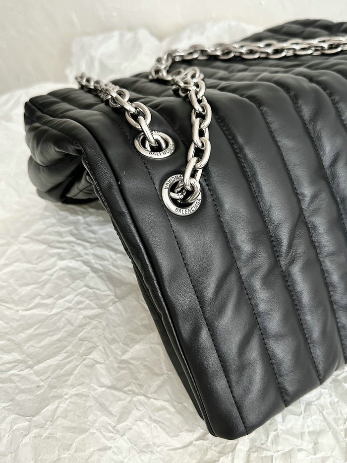Balenciaga Monaco Medium Chain Bag Black B765945