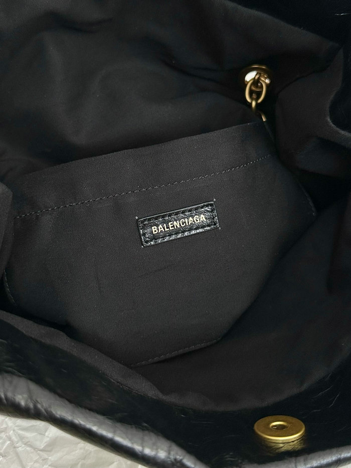 Balenciaga Monaco Small Chain Bag Black with Gold B765966