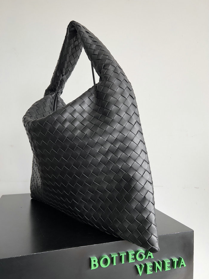 Bottega Veneta Large Hop Shoulder Bag Black 763970