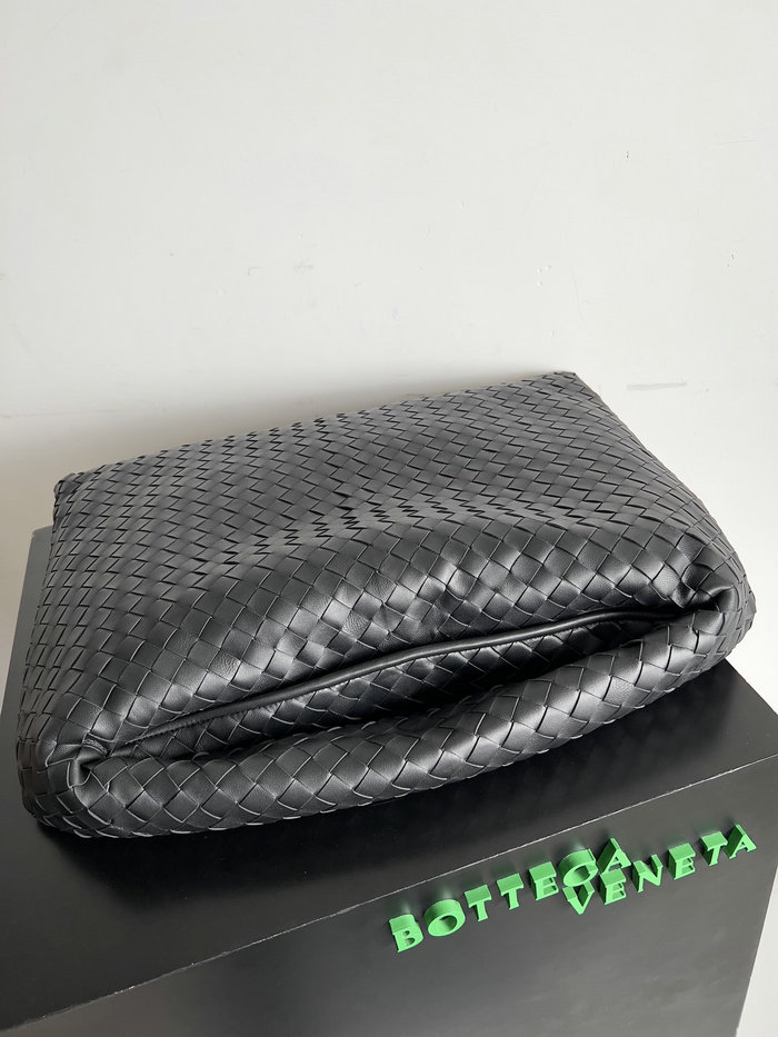Bottega Veneta Large Hop Shoulder Bag Black 763970
