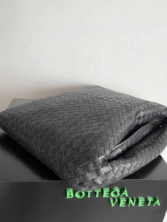Bottega Veneta Large Hop Shoulder Bag Black 763970