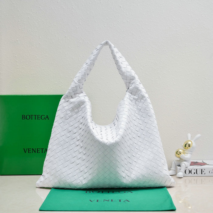 Bottega Veneta Large Hop Shoulder Bag White 763970