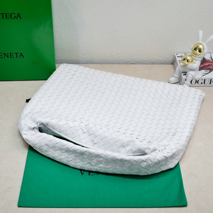 Bottega Veneta Large Hop Shoulder Bag White 763970