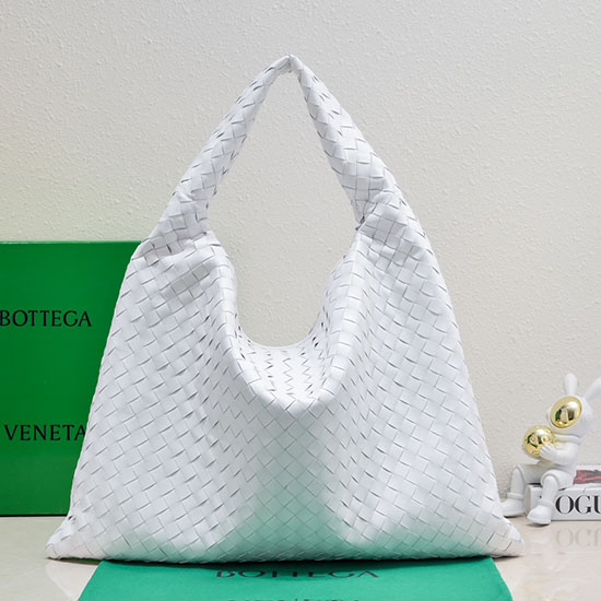 Bottega Veneta Large Hop Shoulder Bag White 763970