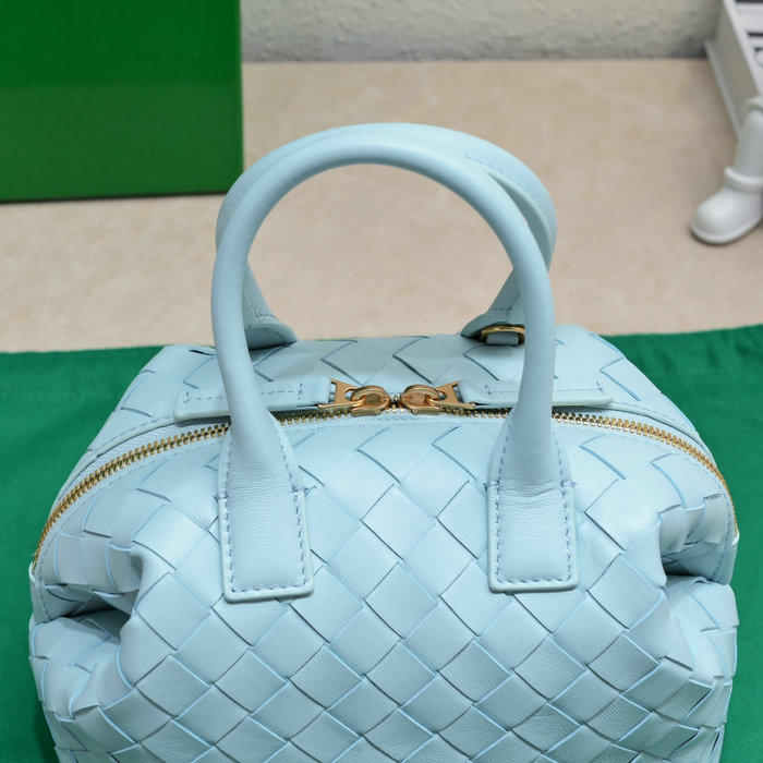 Bottega Veneta Mini Bauletto Blue 764535