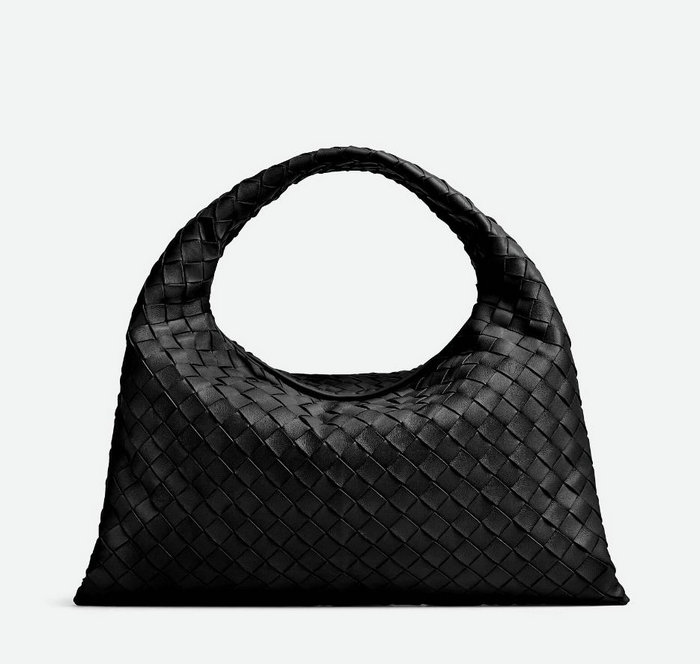 Bottega Veneta Small Hop Shoulder Bag Black 763966