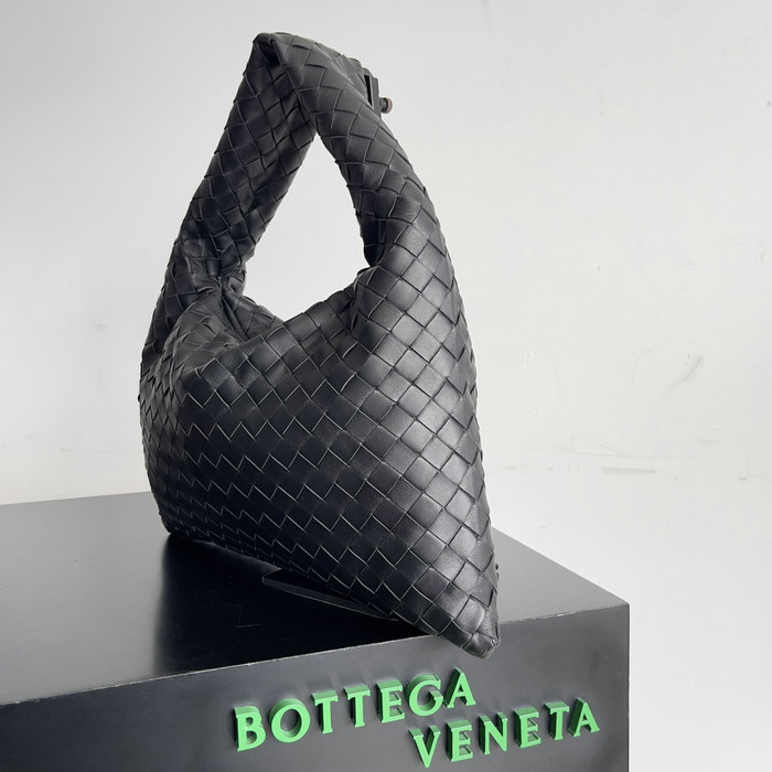 Bottega Veneta Small Hop Shoulder Bag Black 763966