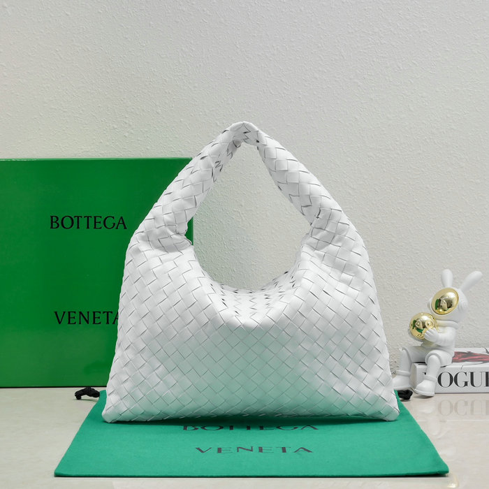 Bottega Veneta Small Hop Shoulder Bag White 763966