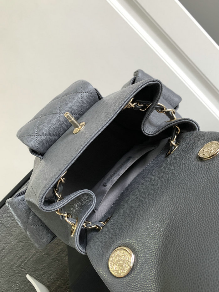 Chanel Backpack Grey AS4398