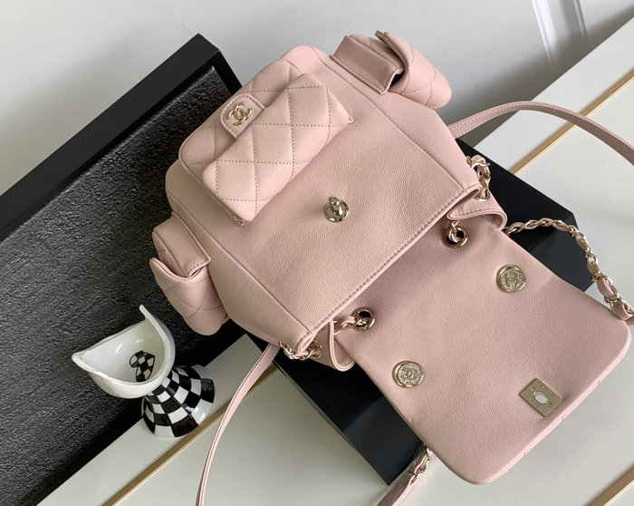 Chanel Backpack Light Pink AS4398