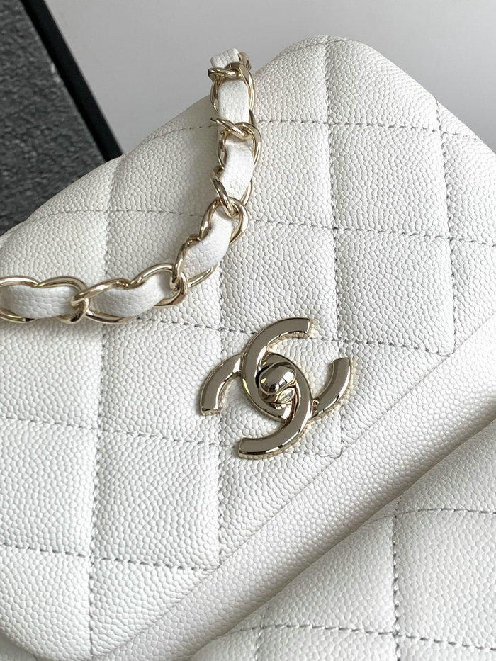 Chanel Backpack White AS4398