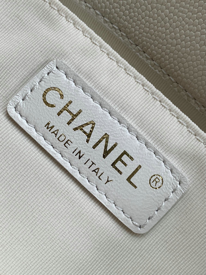 Chanel Backpack White AS4398