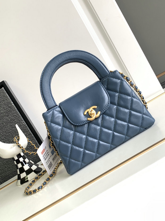 Chanel Mini Shopping Bag Blue AS4416