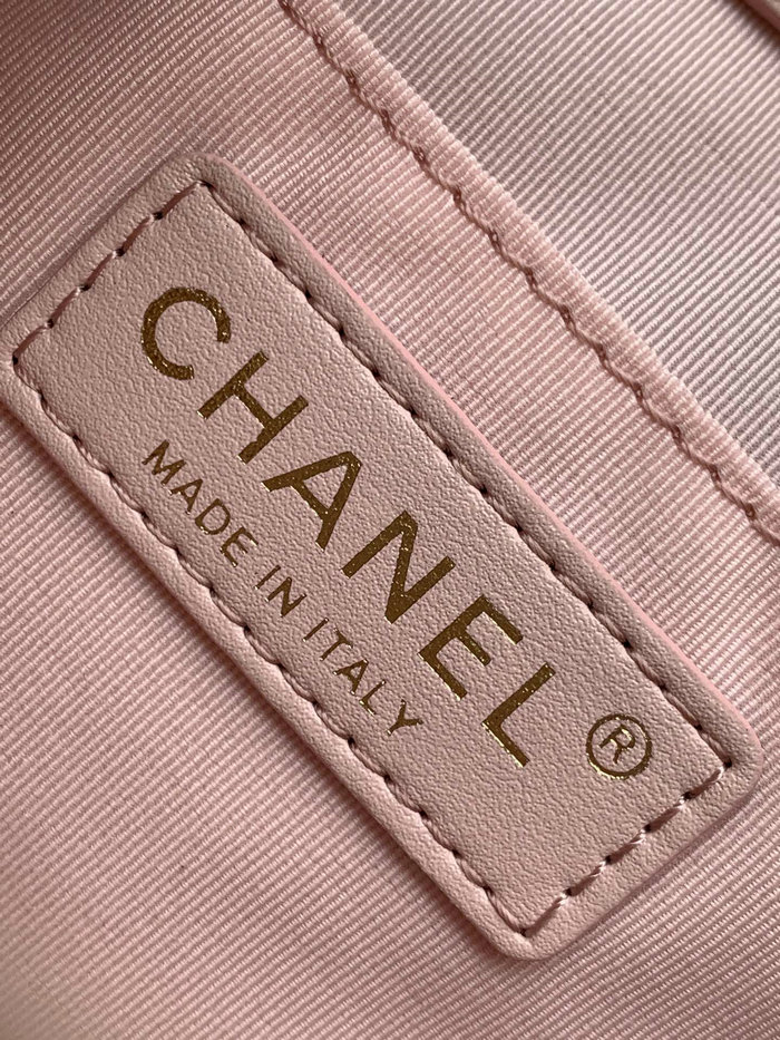 Chanel Small Backpack Light Pink AS4399