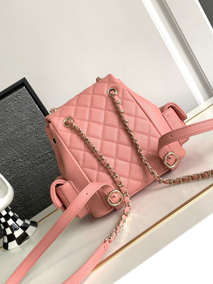 Chanel Small Backpack Pink AS4399