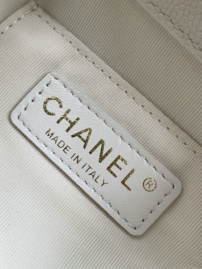 Chanel Small Backpack White AS4399