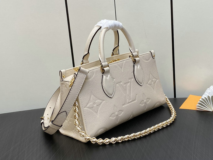 LOUIS VUITTON OnTheGo East West White M23640