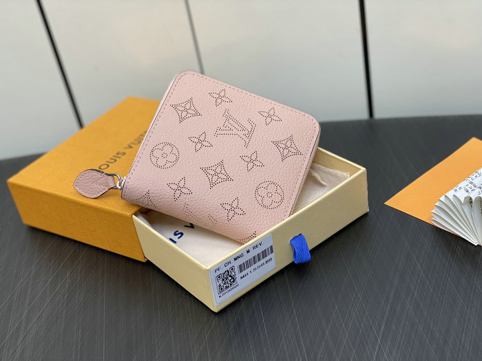 LOUIS VUITTON Zippy Compact Wallet Pink M81558