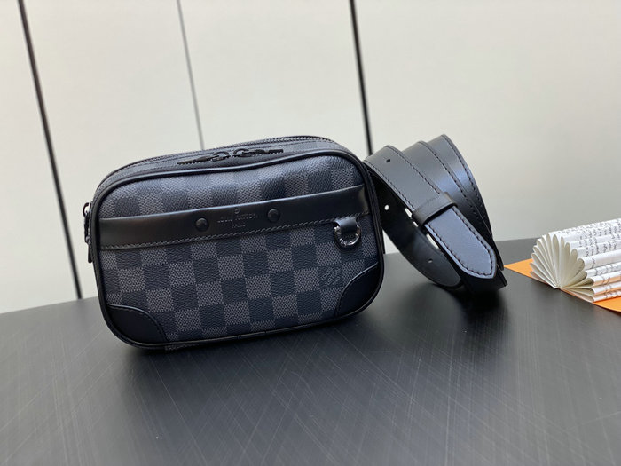 Louis Vuitton Damier Graphite Nano Alpha M82801