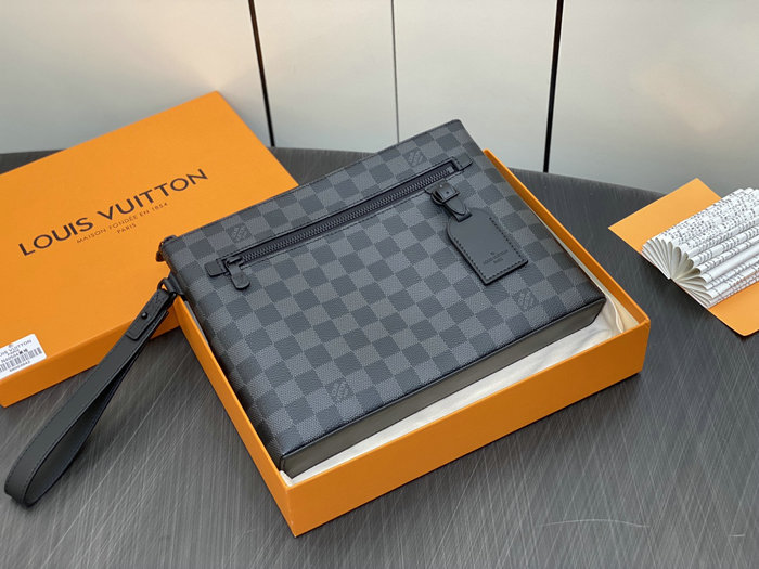 Louis Vuitton Damier Graphite Takeoff Pouch N40504