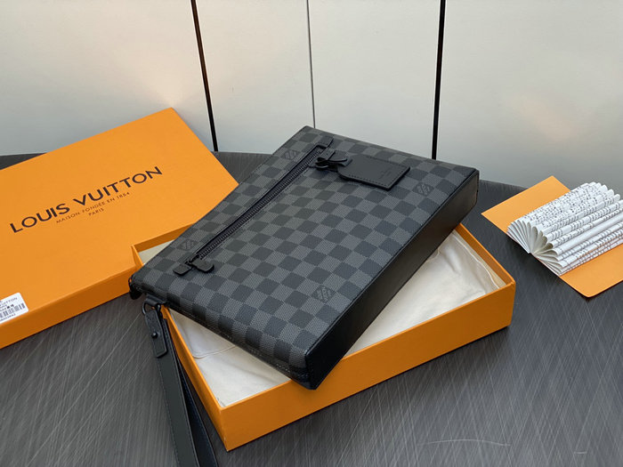 Louis Vuitton Damier Graphite Takeoff Pouch N40504