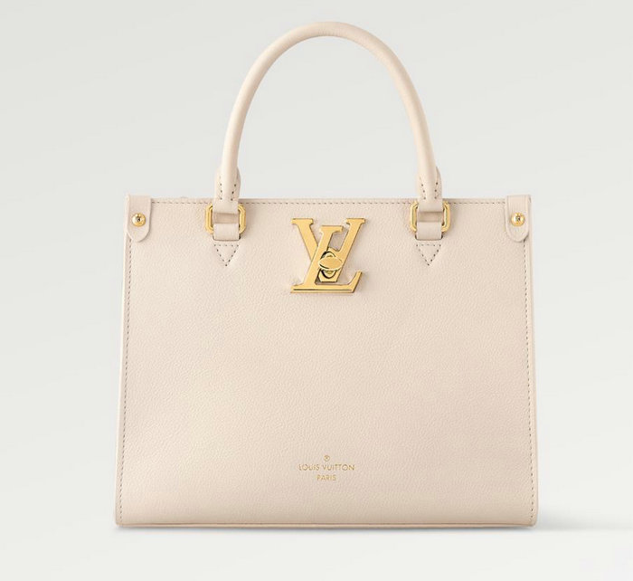 Louis Vuitton Lock & Go Cream M23637