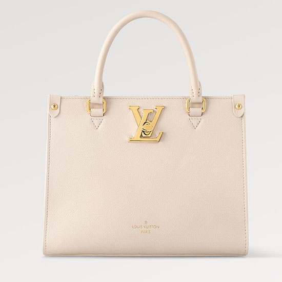 Louis Vuitton Lock & Go Cream M23637