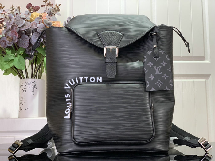 Louis Vuitton Montsouris Backpack Black M23099