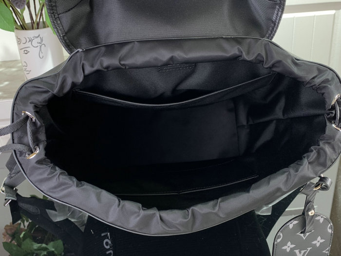 Louis Vuitton Montsouris Backpack Black M23099